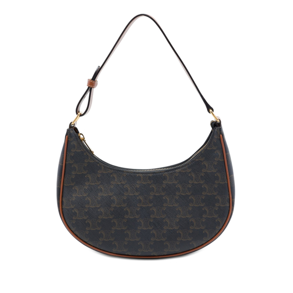 Celine Handbags - Pre-Loved Celine Medium Triomphe Coated Canvas Ava Shoulder Bag